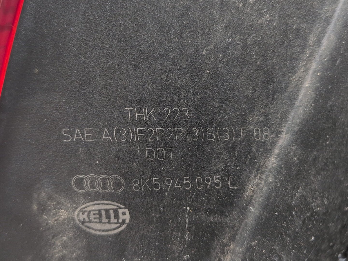 2010-2016 Audi S4 B8 Rear Left Driver Outer Tail Light 8K5945095L OEM