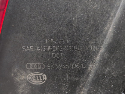 2010-2016 Audi S4 B8 Rear Left Driver Outer Tail Light 8K5945095L OEM