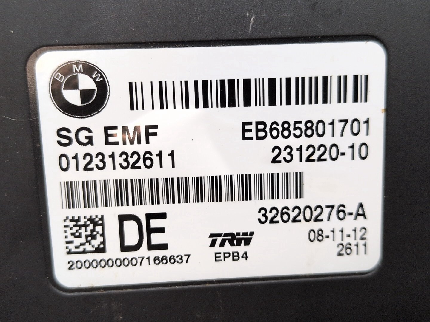 12-18 OEM BMW F10 F06 F12 F13 Electric Parking Park Brake Control Module EMF