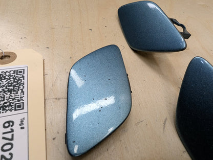 2007-2013 BMW 335i E93 Front Left Right Bumper Headlight Washer Nozzle Insert Covers SET 7158749