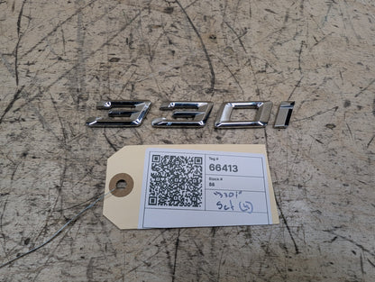 2019-2026 BMW 330i G20 Liftgate Trunk Lid Emblem 7494320 OEM