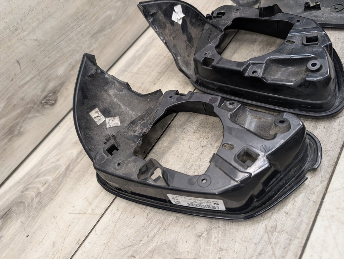 2014-2019 BMW 340 F34 Front Left Right Side Mirror Cap Covers SET 7459387 OEM