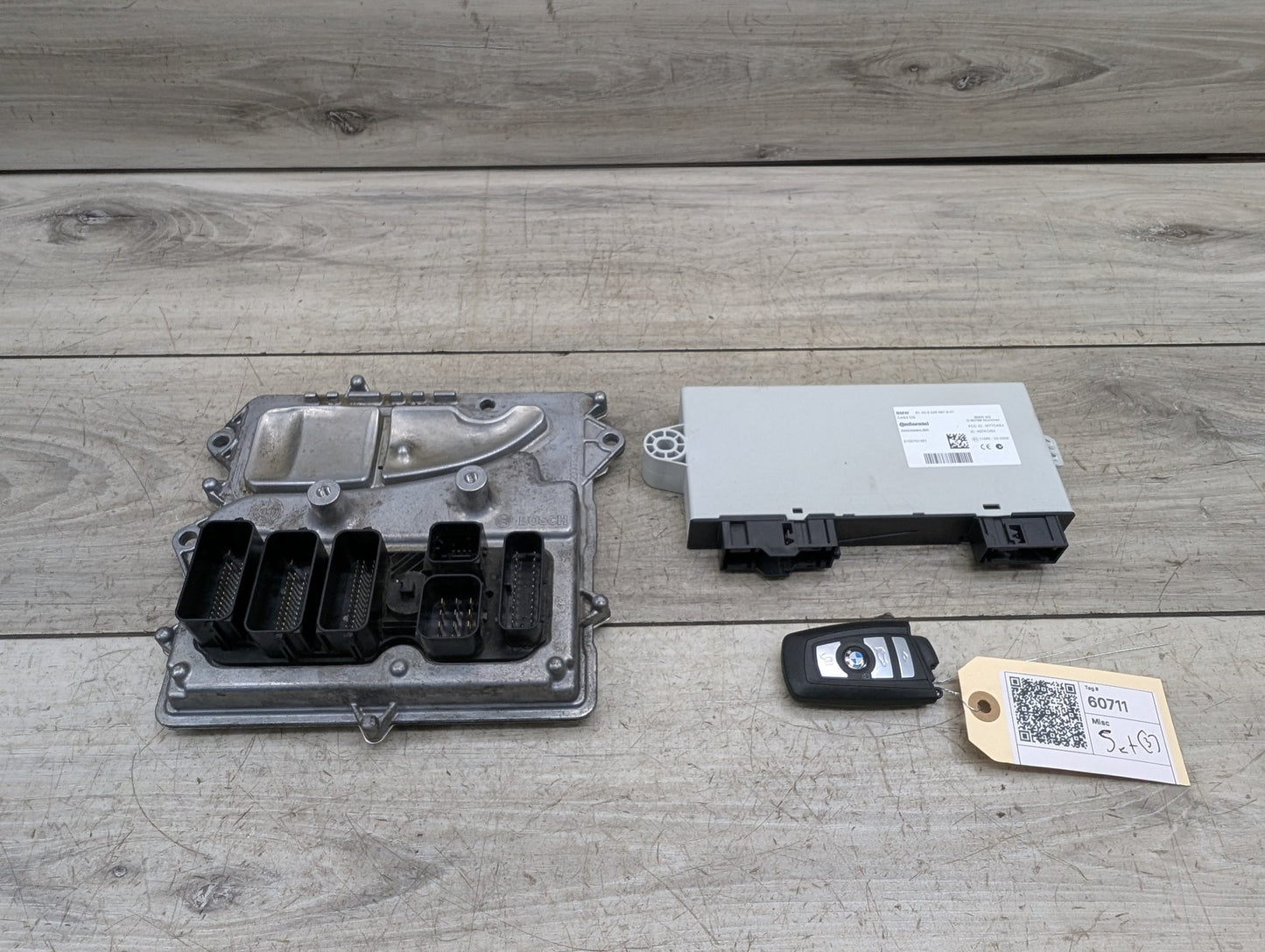 OEM BMW F06 F10 F13 535 640 N55 Engine Motor ECU DME Computer w/ CAS & Key SET