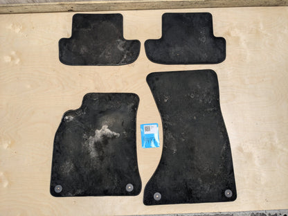 2008 - 2017 Audi S5 8T Front Rear Left Right Mat Carpet Floor Mats SET 8K1863691G