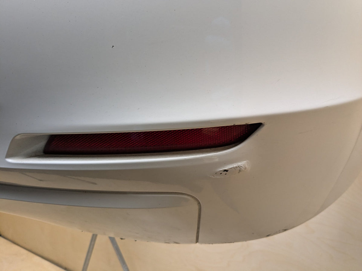 2012-2018 BMW 320i F30 Rear Bumper Cover White 300 Alpine