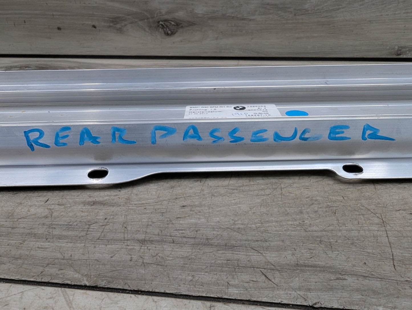 OEM BMW F90 G30 530 540 M550 Rear Right Passenger Window Roller Sun Shade Blind