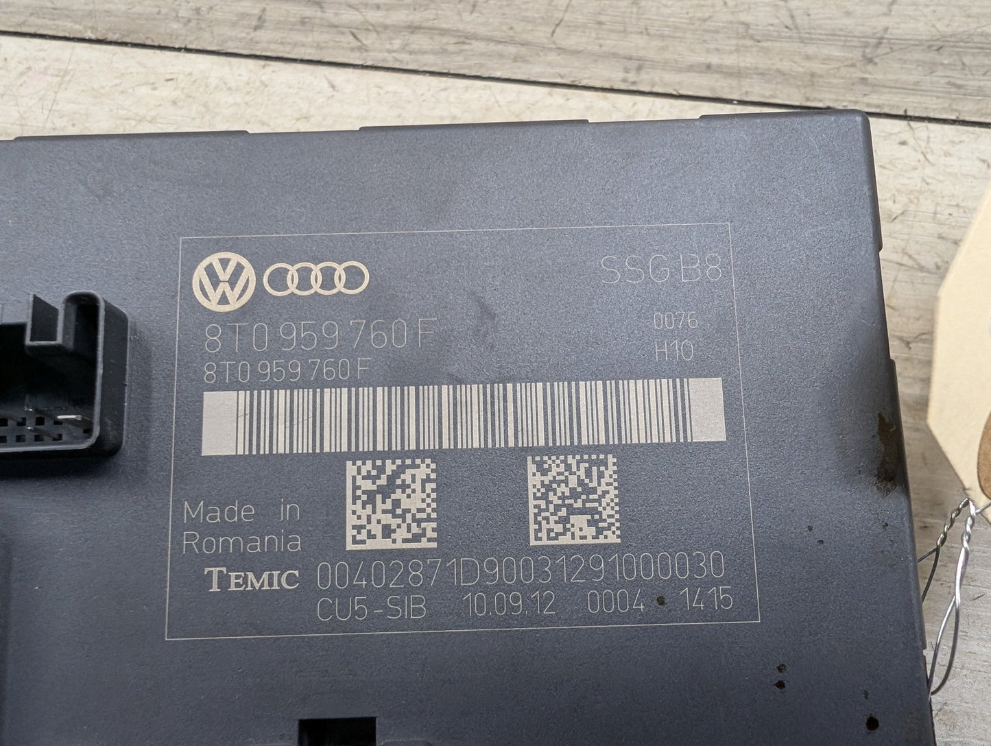 2008 - 2017 Audi S5 8T Front Left or Right Seat Control Module 8T0959760F