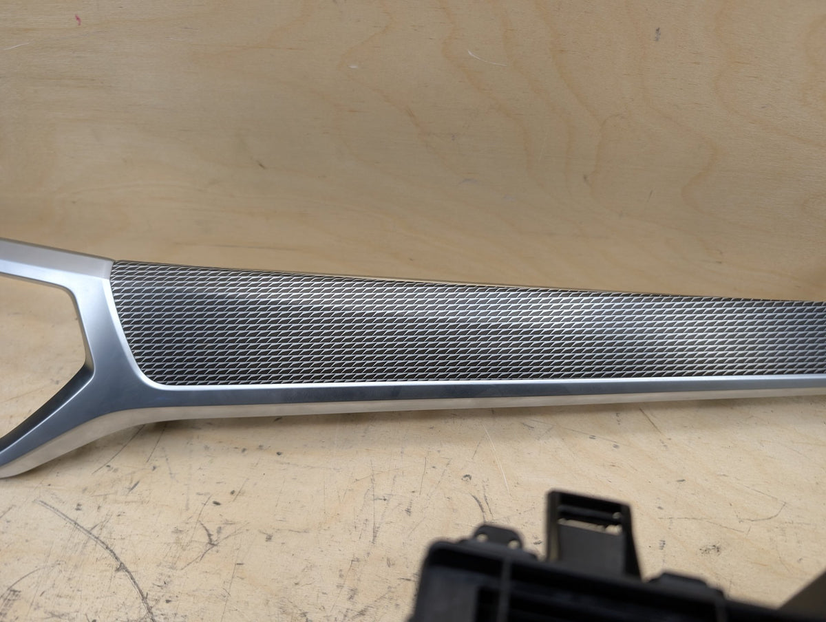 OEM BMW G20 330 M340 Dash Central Console Aluminum Tetragon Interior Trim SET