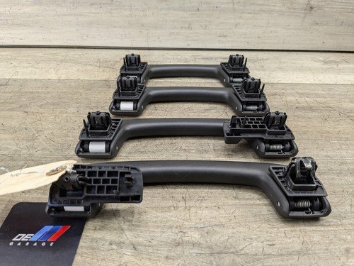 16-23 OEM BMW F39 F48 X1 X2 Interior Roof Top Grab Handle Black SET (4)