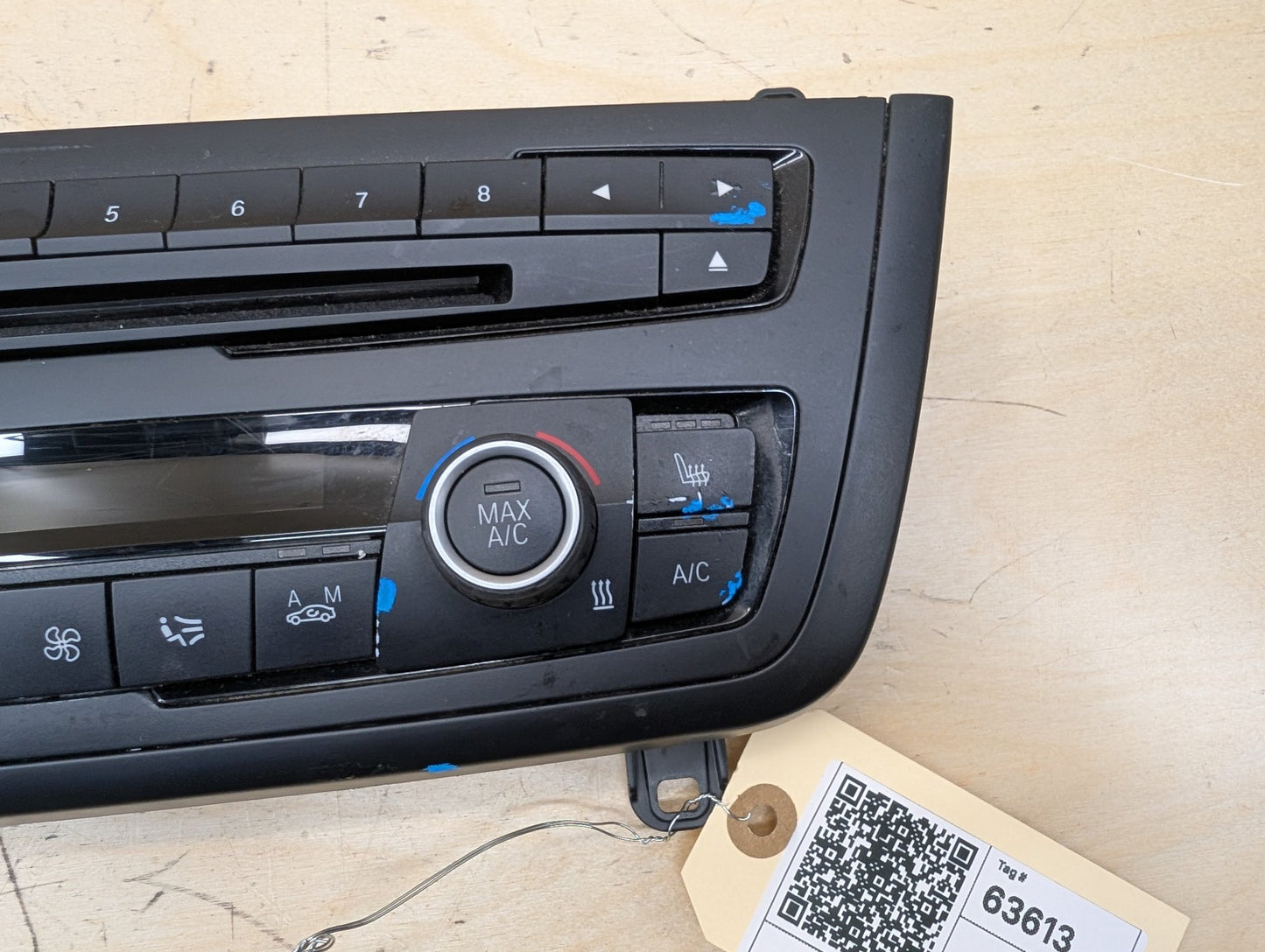 2012-2018 BMW 320i F30 Front AC Heater Climate Control Switch 9226784
