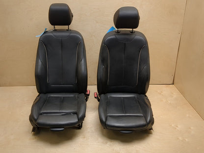 12-20 OEM BMW F30 F36 Front Left Driver Right Passenger Seat Assemblys SET Black