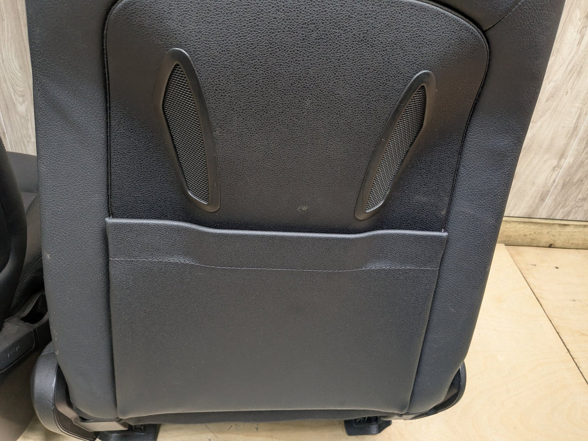 10-13 Mercedes-Benz E550 W212 Front Driver Passenger Seat Assemblys SET Black