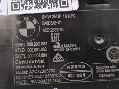 2022 BMW M340i G20- Wireless Phone Charger Module PN: 5A0D8A8