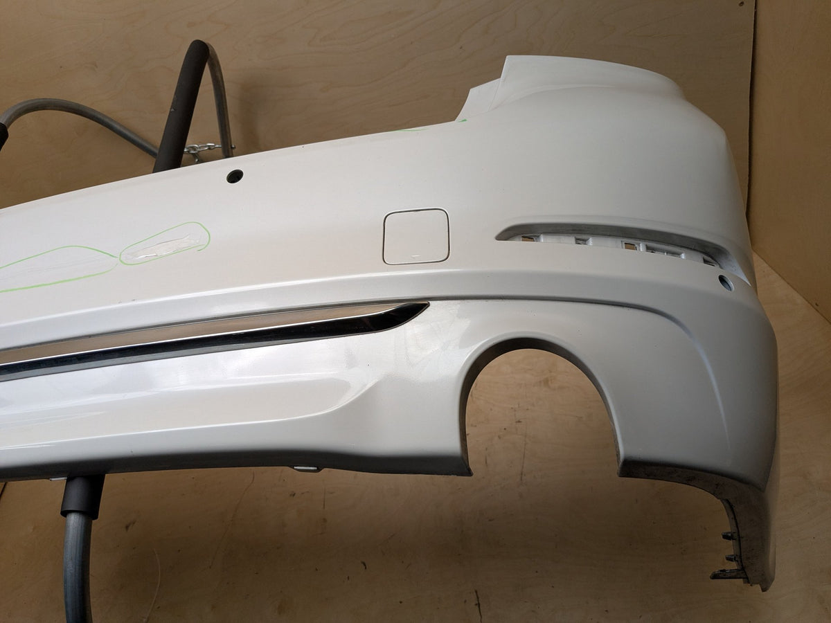 2017-2023 BMW 530i G30 Rear Bumper Cover White A96