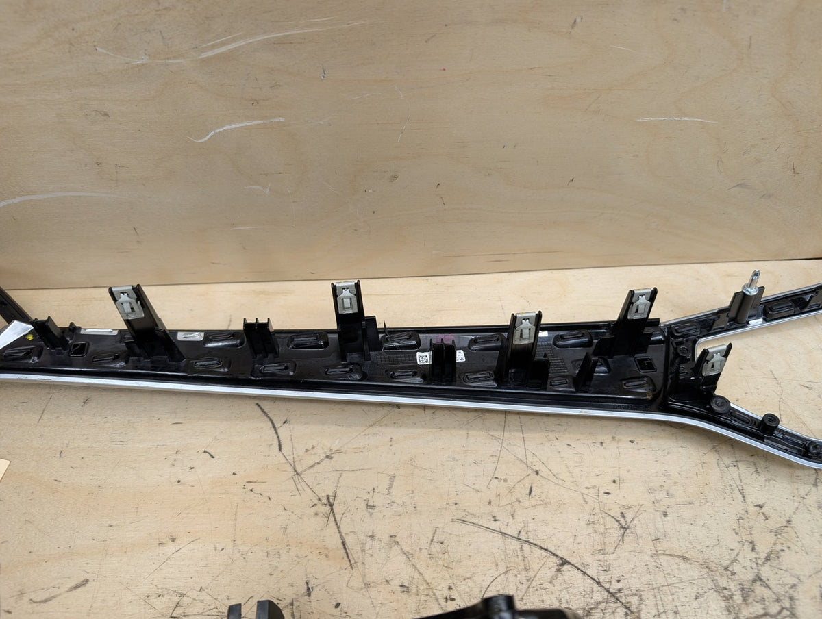 OEM BMW G20 330 Central Console Dash Wood High Gloss Interior Trim SET