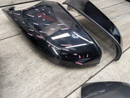 12-20 OEM BMW F30 F32 F33 F36 Front Left Right Side Mirror Cap Covers SET