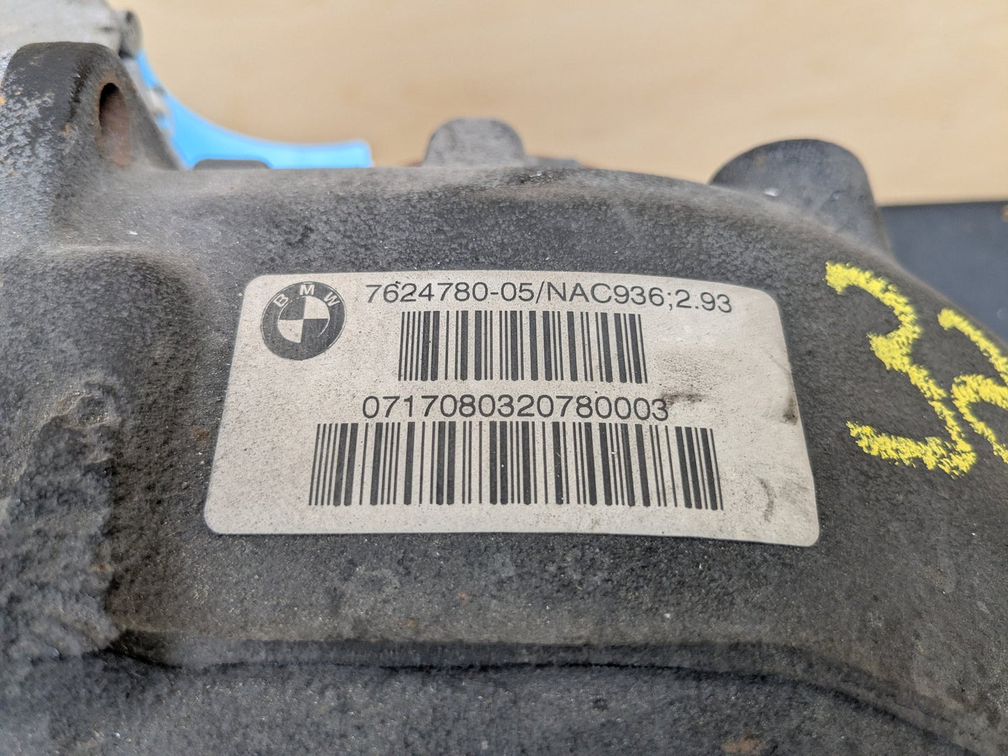2018 BMW 340 B58B30M0 Rear Axle Carrier Differential 175222k 7624780