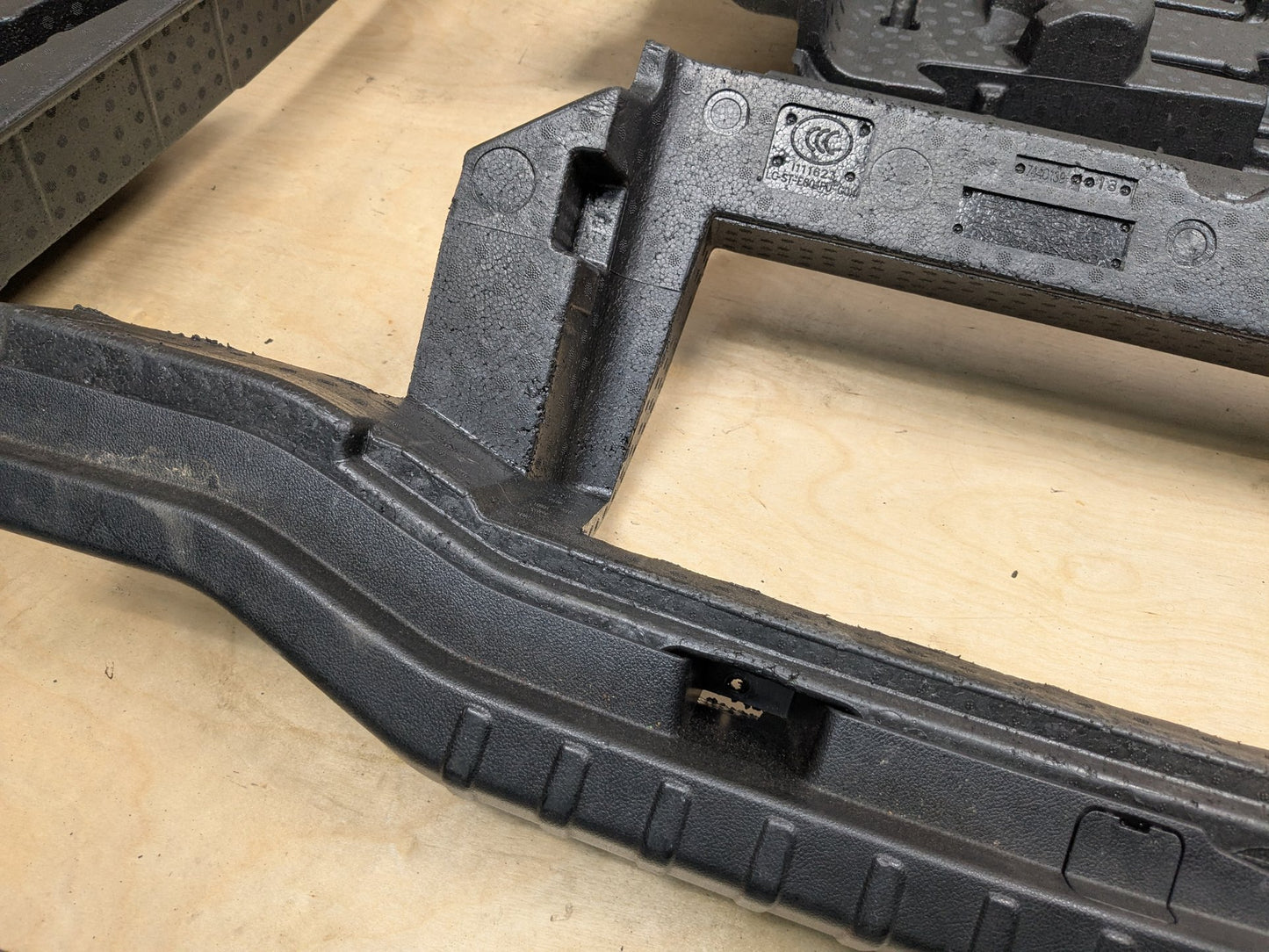 2019 BMW X3 G01-Trunk Spare Tire Mount Brackets Foam Covers PN: 7440140