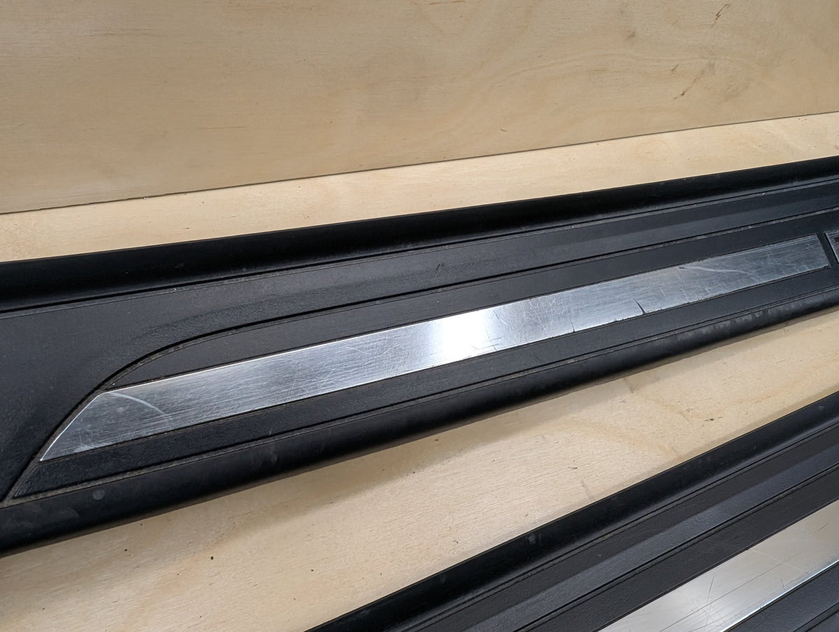 2007-2013 BMW 328i E93 Front Left Right Scuff Plate Door Sill SET 7178598 OEM