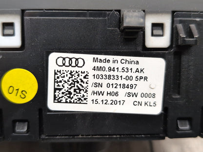 2018-2023 Audi S4 B9 Headlamp Switch 4M0941531AK