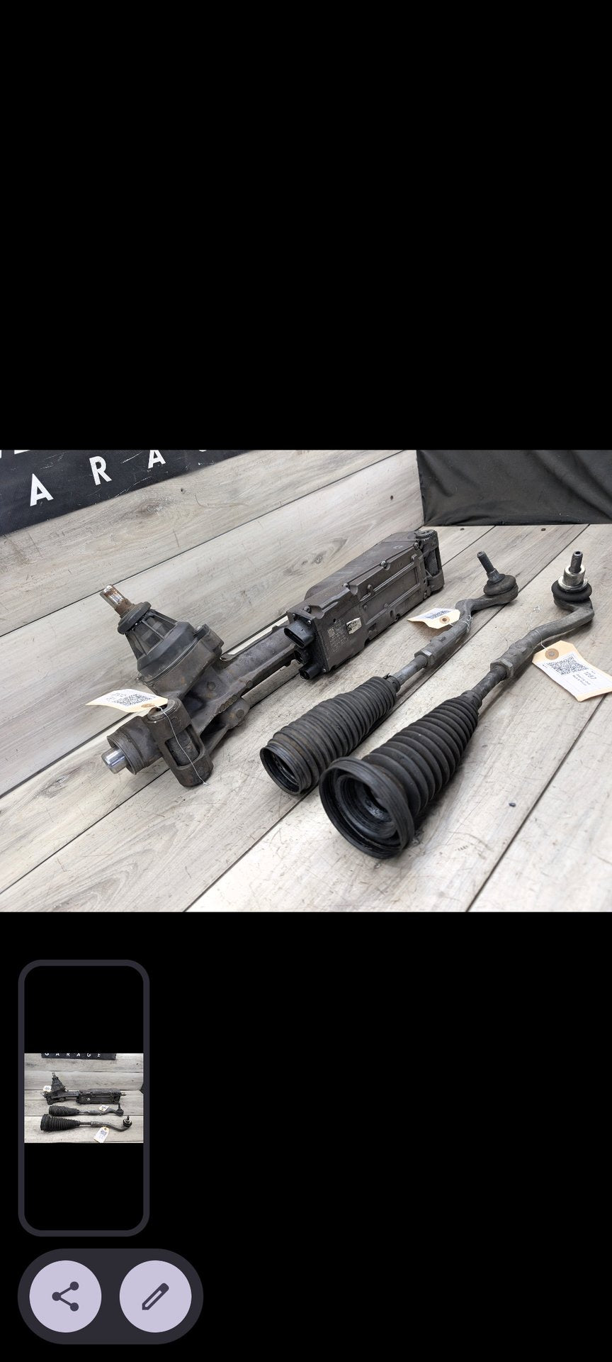 2009-2017 Audi Q5 8R Steering Gear Rack & Pinion 8R0909144F 13-17 Audi 8R Q5 SQ5 Electric Steering Rack & Pinion Assembly 8R1423055AC OEM