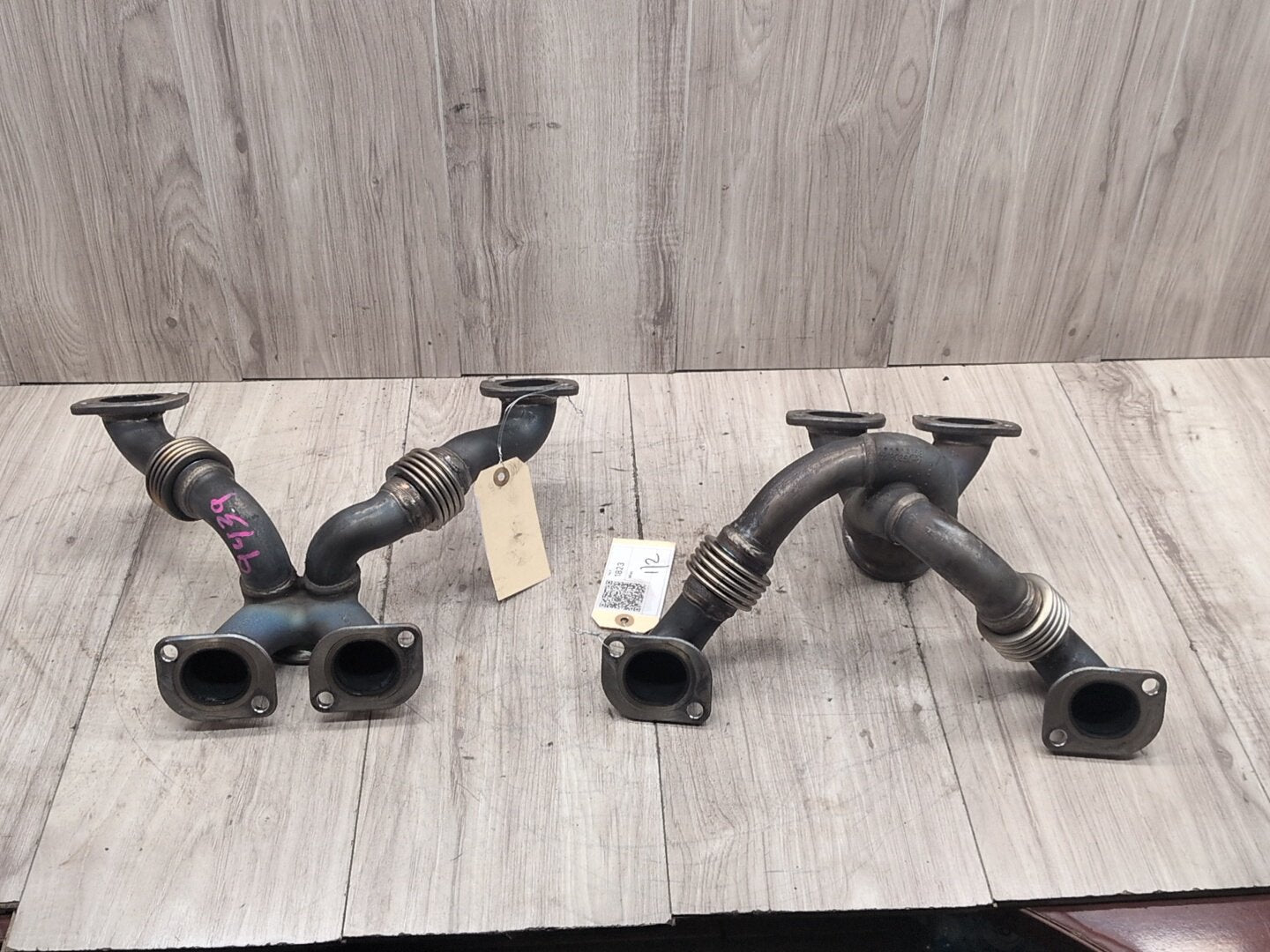 2014 - 2018 BMW X5 F85 Left Right Engine Motor Exhaust Manifolds SET 7849461 S63B44T2