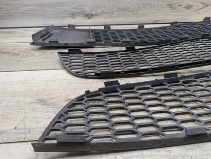 09-15 OEM BMW F01 F02 M SPORT Front Bumper Cover Left Right Center Lower Grilles SET