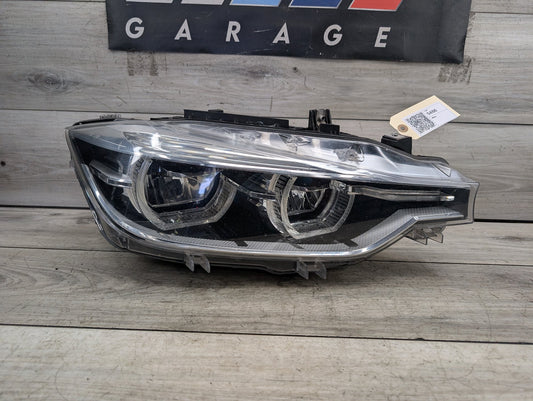 16-18 OEM BMW F30 F31 LCI 330 340 Sedan Right Passenger LED Headlight w/ Modules