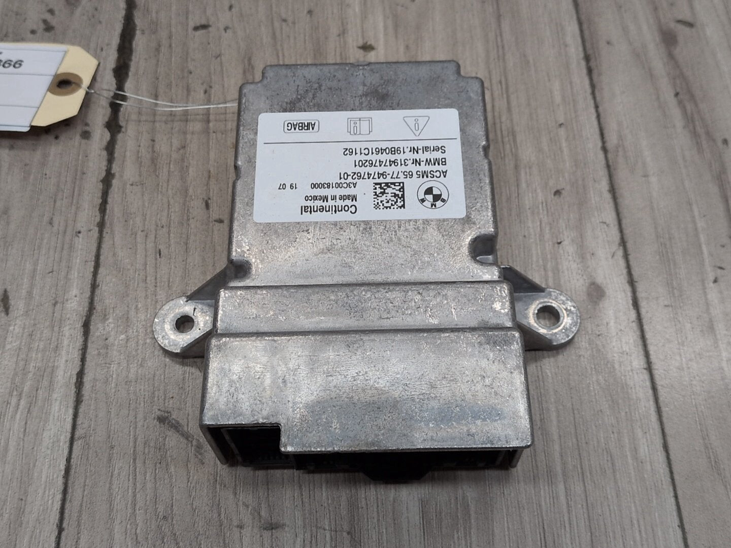 OEM BMW G01 G02 G12 G30 X3 X4 SRS Main Safety Restraint Airbag Control Module