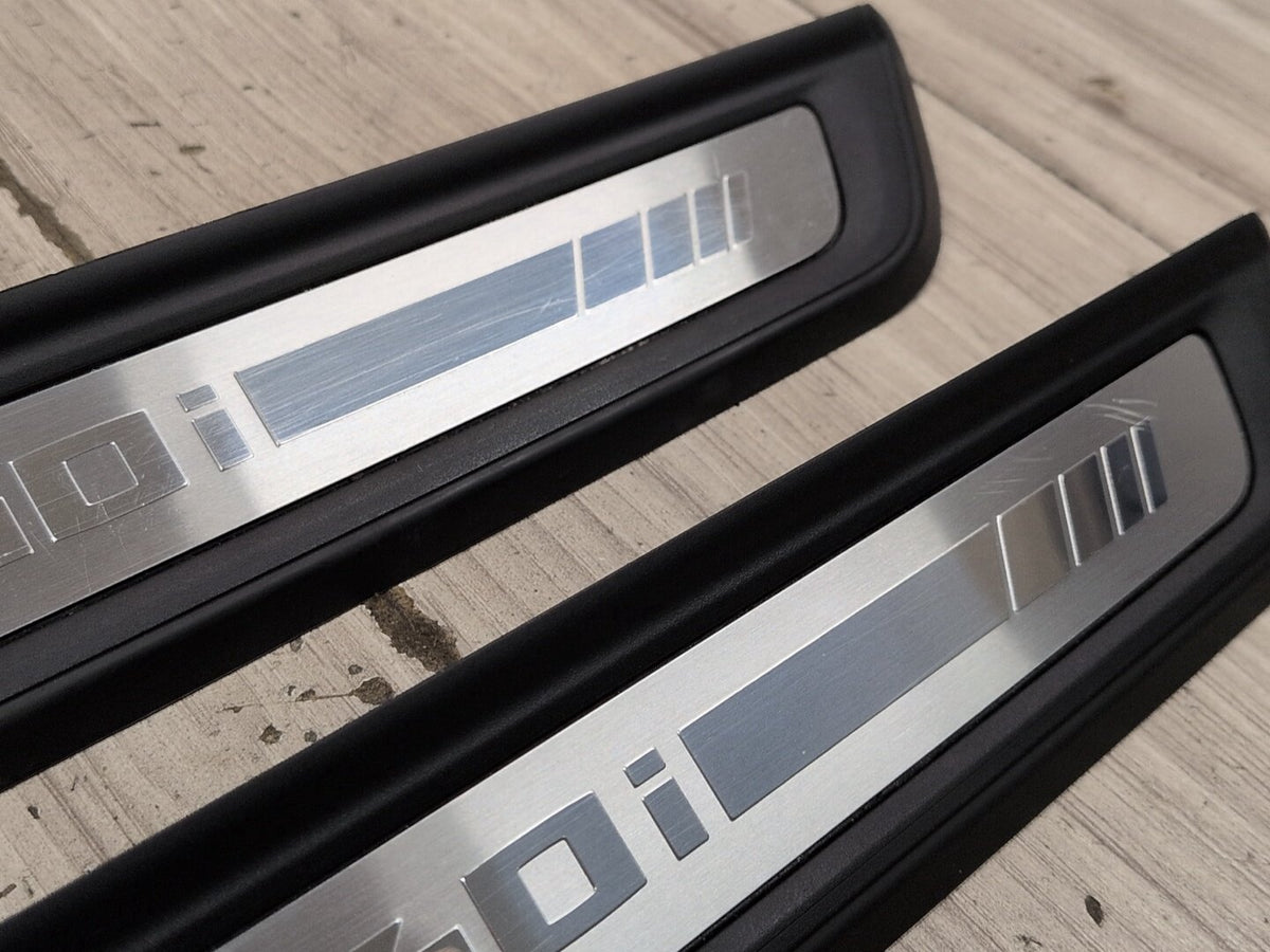 19-21 OEM BMW G20 G21 M340i Front Left Right Door Sill Plate Molding Trim PAIR