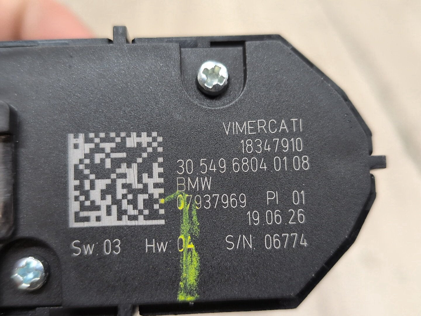 OEM BMW F44 F97 G01 G02 G20 Left Driver Side Memory Seat w/ Lock Unlock Switch