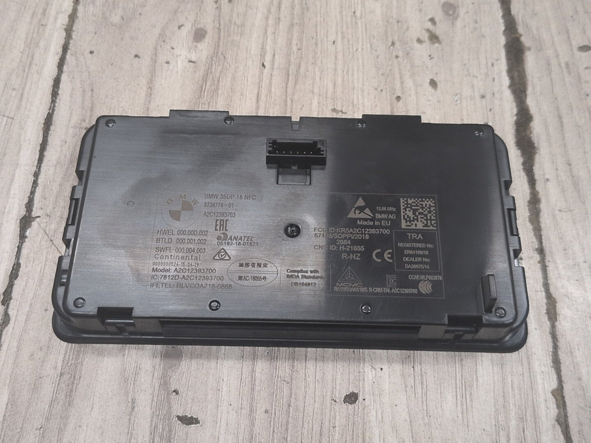 2019-2026 BMW M340i G20 Wireless Phone Charger Module 8734774 OEM