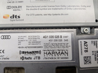 2012-2018 Audi A6 C7 Radio Receiver Module 4G1035025B OEM