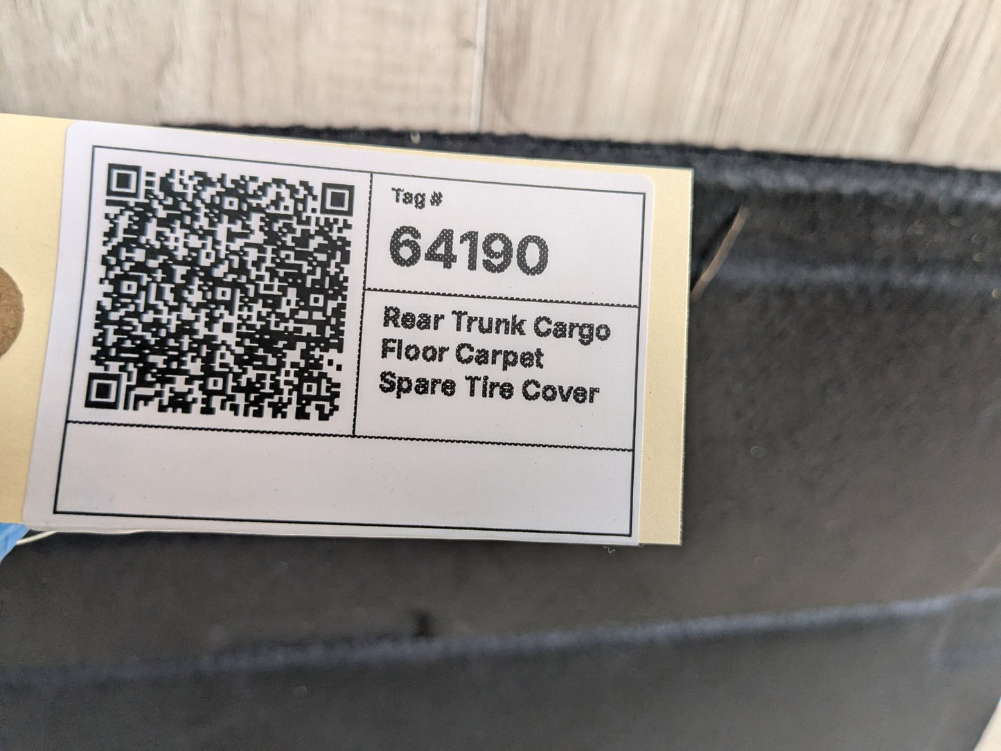 2012-2018 BMW M6 F06 Rear Trunk Cargo Floor Carpet Spare Tire Cover 7276360