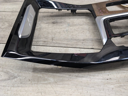 18-21 OEM BMW G01 G02 X3 X4 Center Console Interior Trim Oak Dark High Gloss