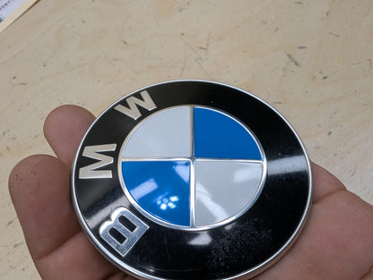 OEM BMW E90 F02 F22 F30 F32 F36 F80 F87 M3 M4 Rear Trunk Lid Round Emblem 74mm
