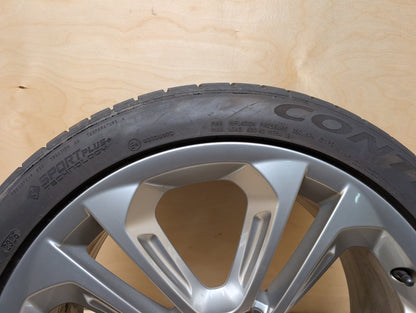 15-18 OEM Audi Q3 Wheel Rim 19x8.5 ET36 Alloy Double Spoke 8U0601025AD