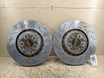 12-19 BMW F06 F10 F12 F13 M5 M6 Front Ventilated Brake Rotor Pair SET