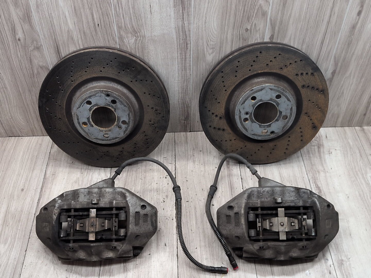 10-16 Mercedes-Benz E550 W212 4Matic Front Left Right Brake Calipers Brembo SET