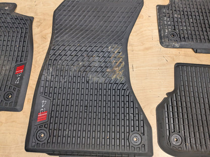 2018-2023 Audi S4 B9 Front Rear Left Right All Weather Mat Carpet Floor Mats SET 8W1061221A