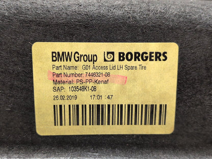 2018-2024 BMW X3 G01 Rear Left Driver Trunk Cargo Quarter Trim Cover Panel 7446321 OEM
