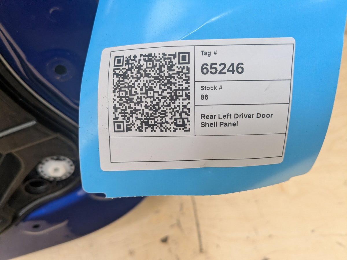 2019-2026 BMW 330 M340i G20 Rear Left Driver Door Shell Panel Blue C31