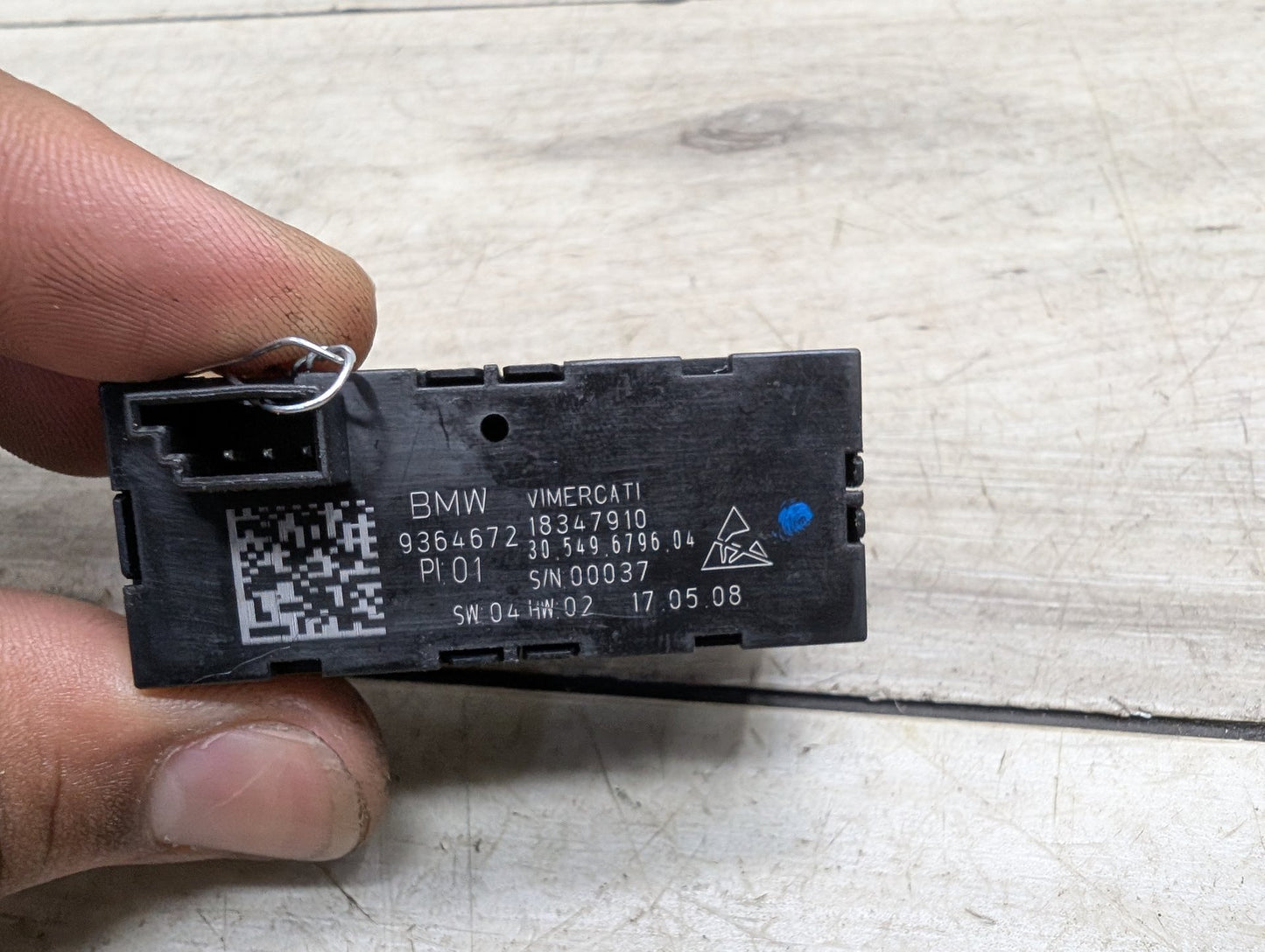 2018 BMW M550i xDrive G30 Rear Right Passenger Heated Control Switch Button PN: 9364672