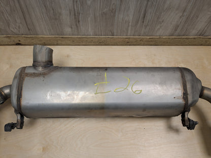 19-23 OEM BMW G20 330 Dual Exhaust Pipe Muffler Silver Tips B46 Engine