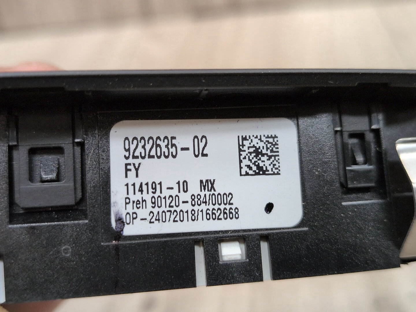 12-20 OEM BMW F30 F32 F80 F82 F83 M3 M4 Lane Departure Driver Assistance Switch
