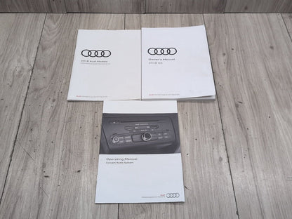 2015-2018 Audi Q3 8U - Owners Instruction Manual Book SET PN: 8U1012721NB