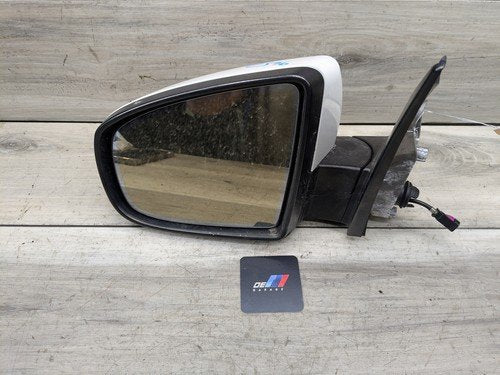 10-13 OEM BMW E70 X5M Left Side Power Folding Mirror Assembly Camera White