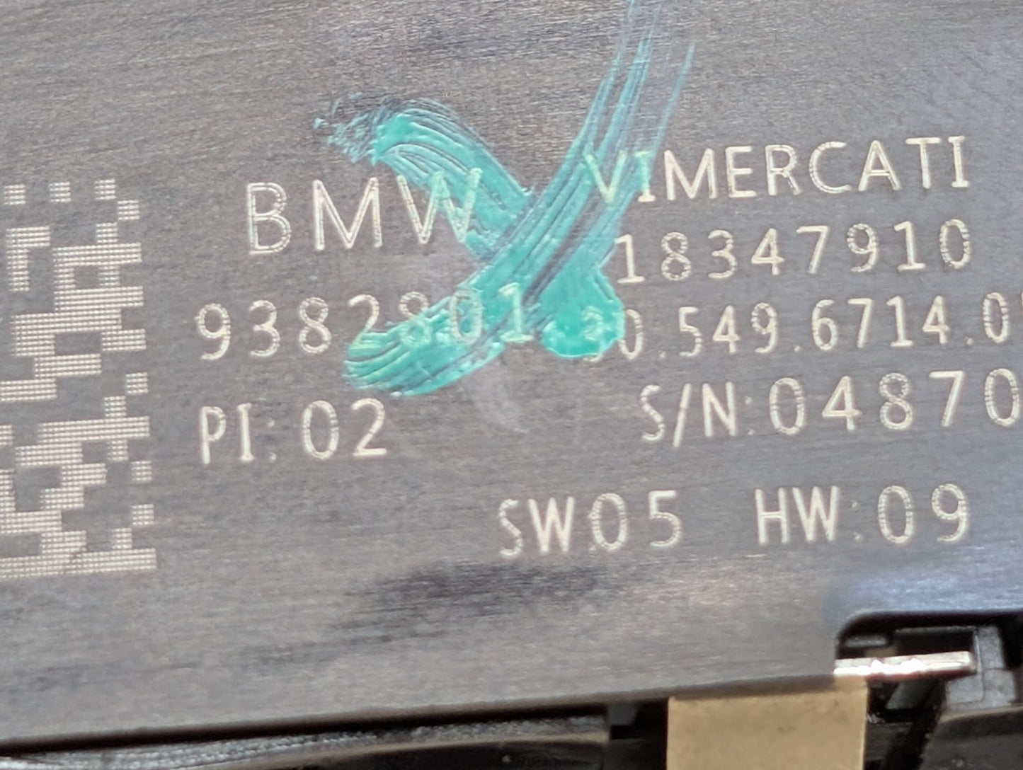 2016-2022 BMW 750i G12 Front Right Passenger Seat Memory Switch 9382801