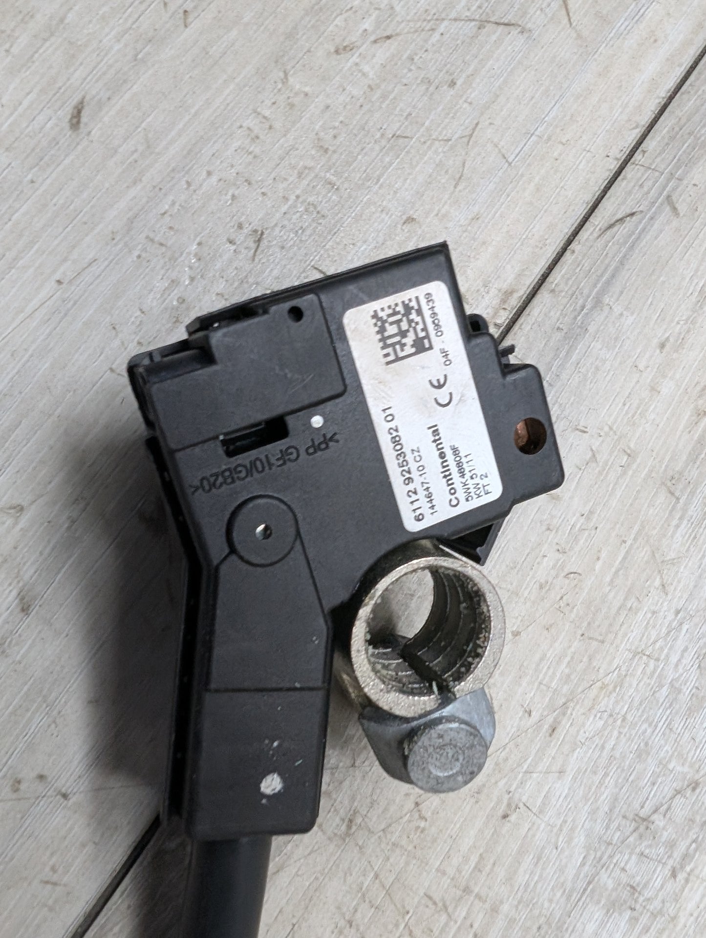 OEM BMW F02 F06 F10 F12 F13 F25 Negative Battery Cable Terminal IBS Sensor Black