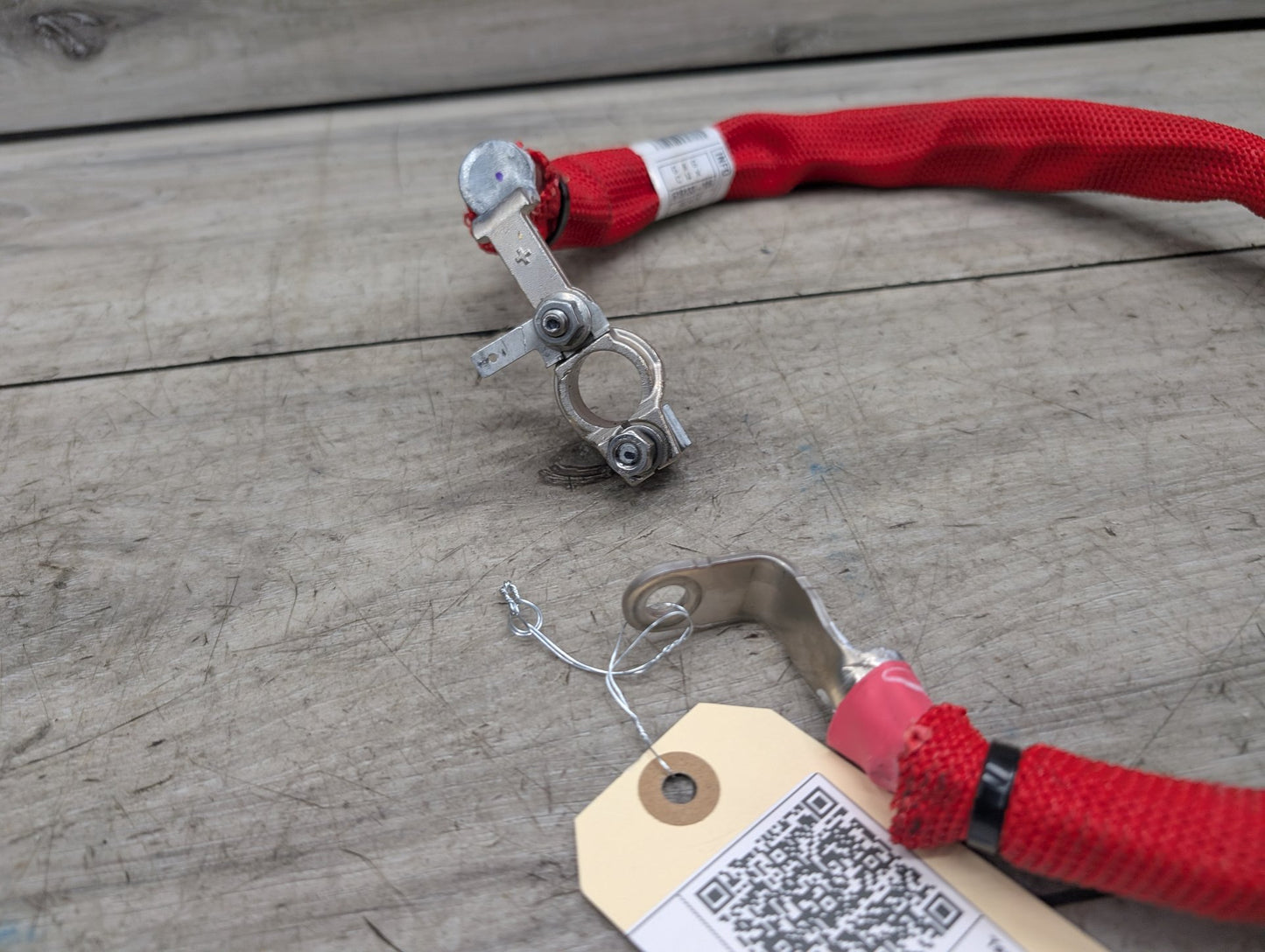18-21 OEM BMW G01 G02 F98 X3 X4 Battery Plus Pole Terminal Positive Red Cable
